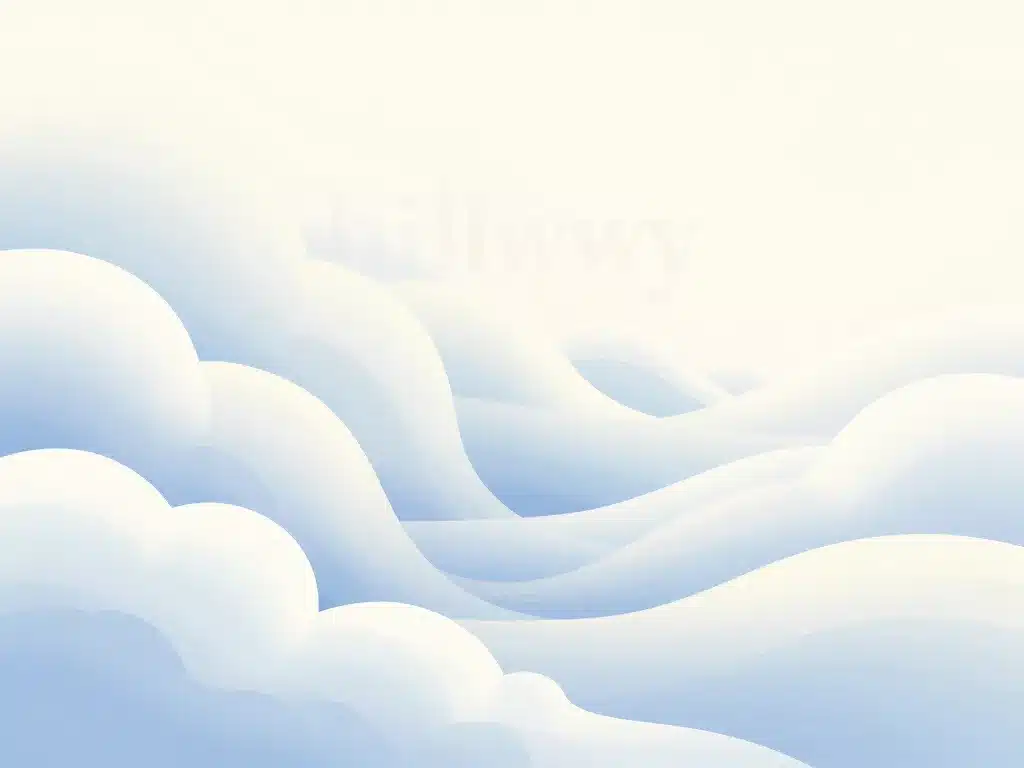 editorial billowy formes ondulees nuages tissus