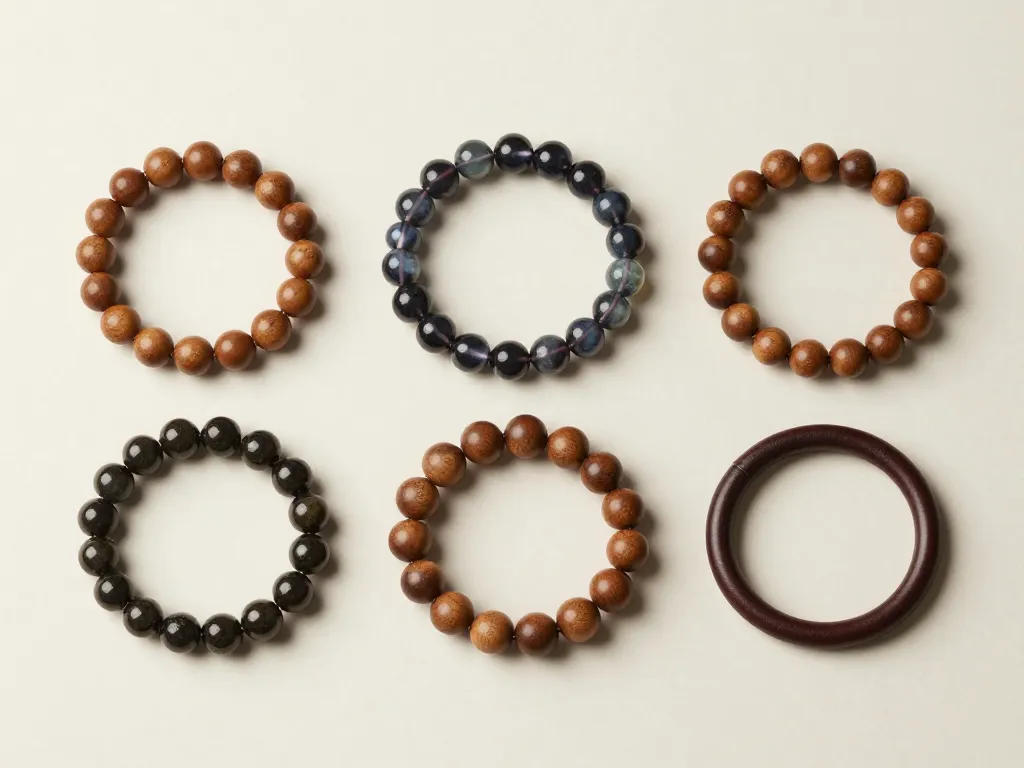 différents modèles et matériaux bracelet bouddha