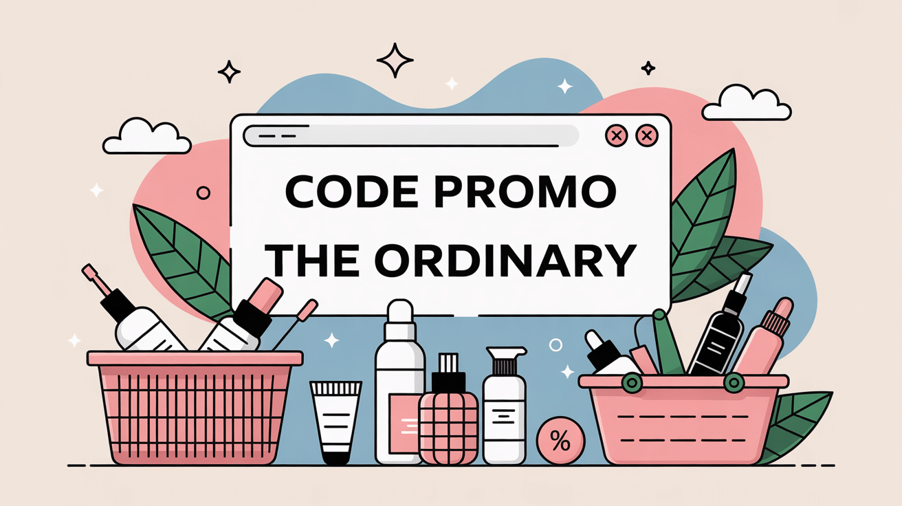 illustration code promo the ordinary pour économies sur soins