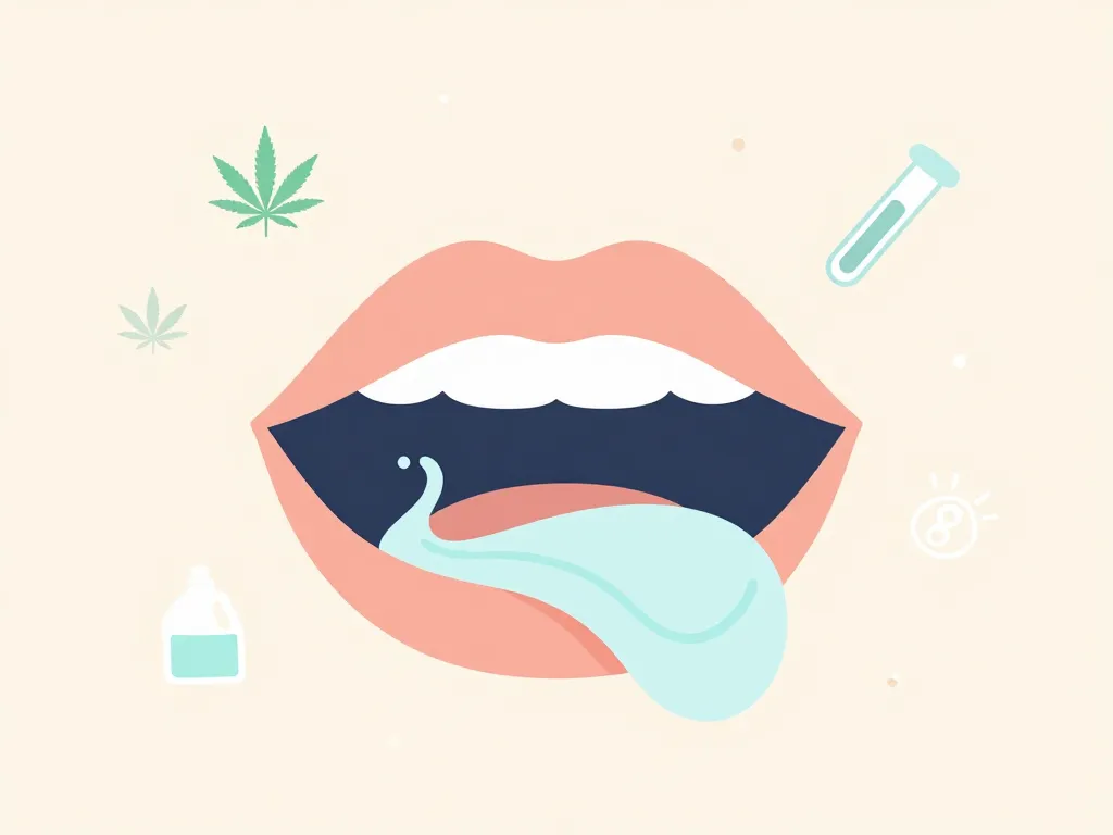illustration kleaner action bouche nettoyage cannabis