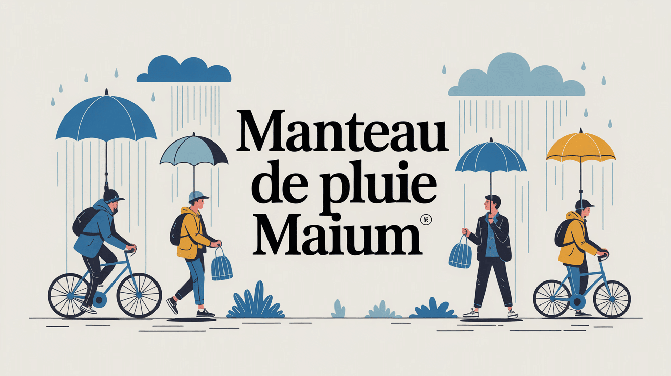 illustration globale manteaux de pluie maium urbain
