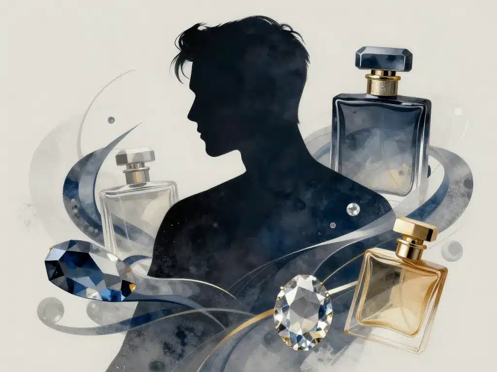 mauboussin parfum pour homme silhouette et gemmes