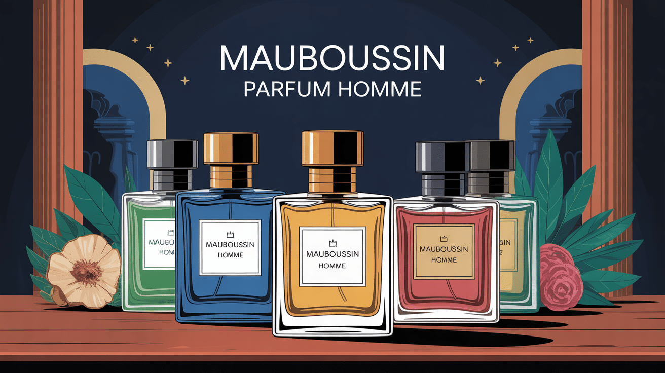 mauboussin parfum pour homme flacons stylisés joaillerie