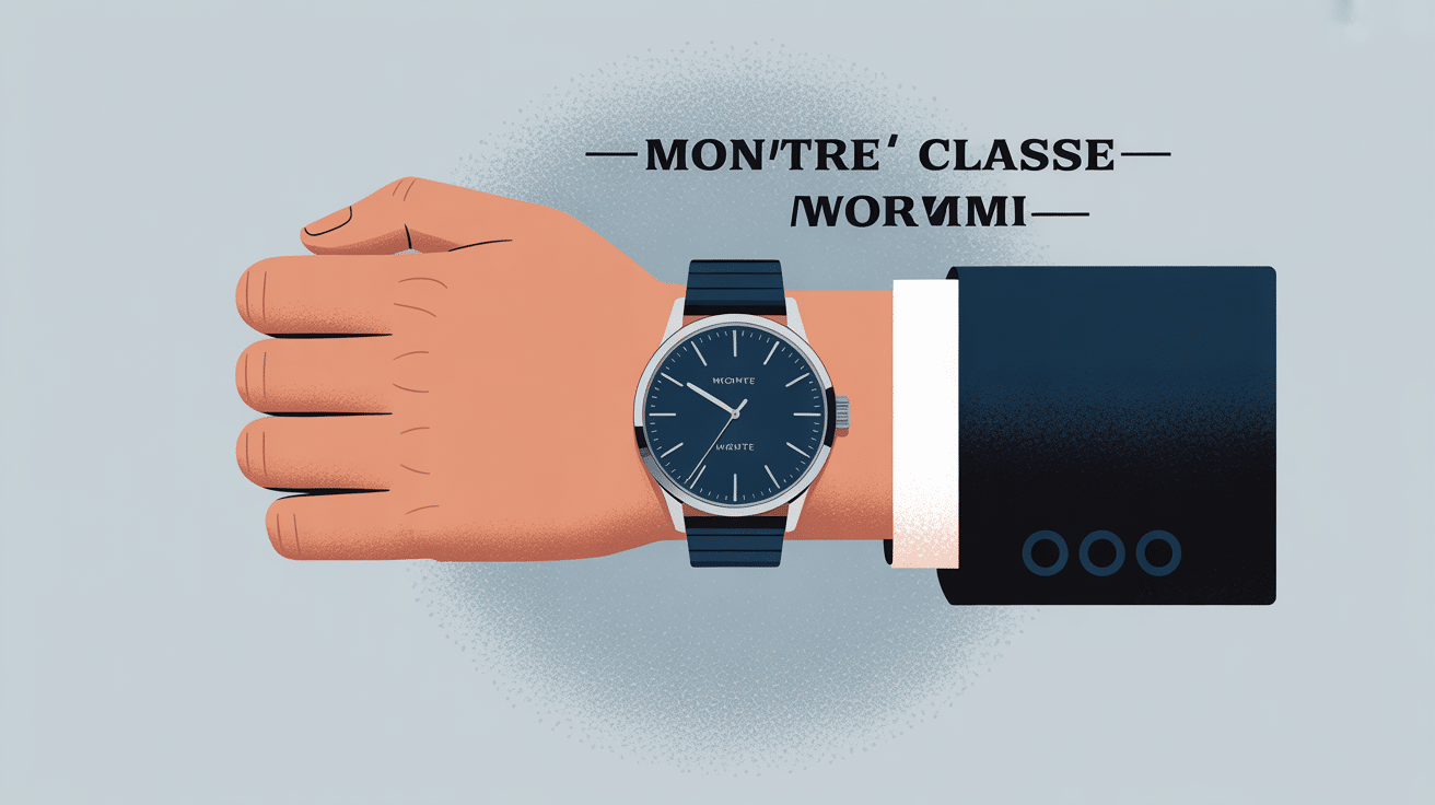 montre classe homme main masculine montre élégante fond luxe