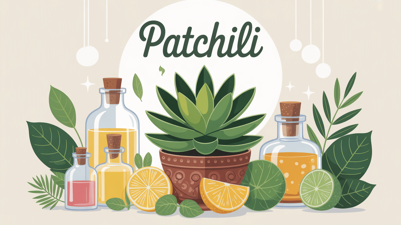 illustration patchili bienfaits santé bien-être
