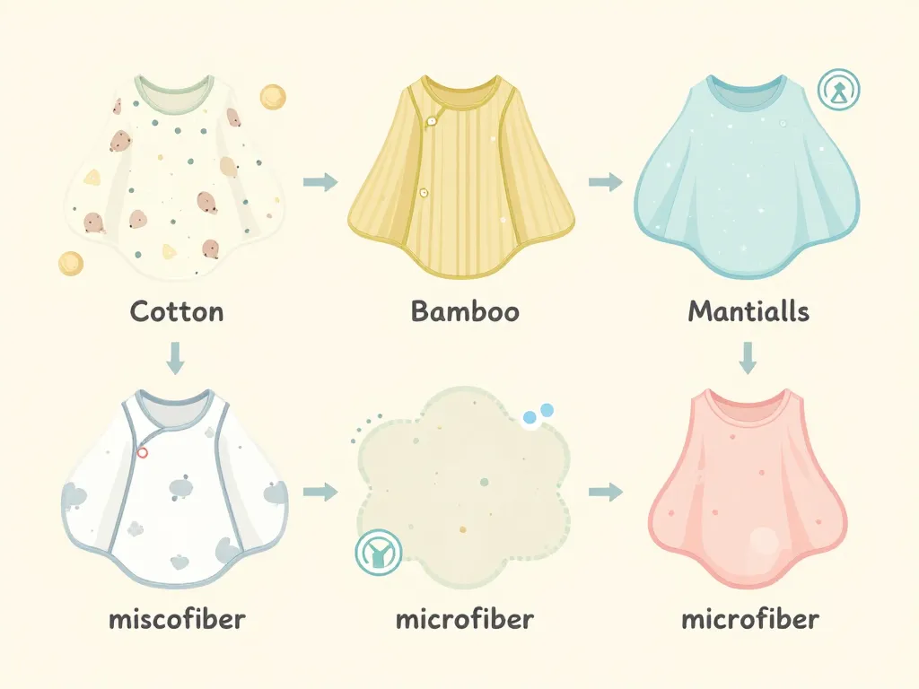 diagramme matieres poncho bebe securite