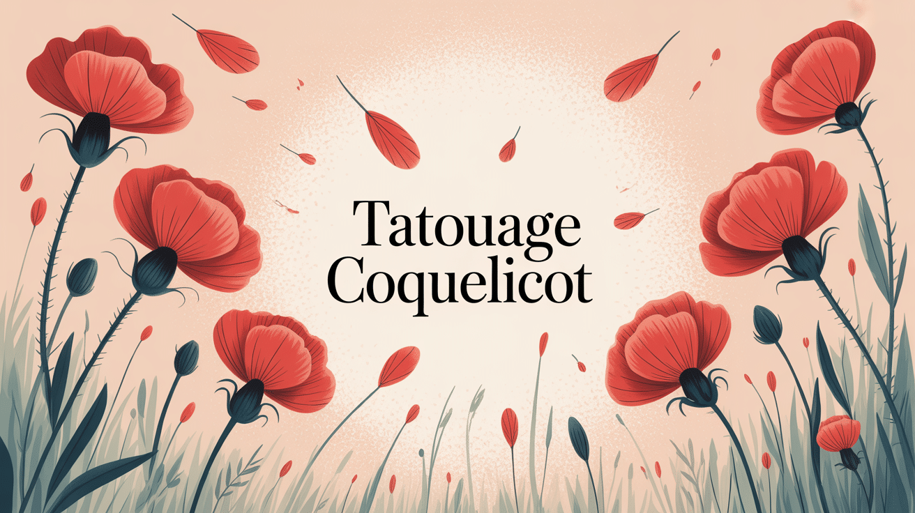 Image poétique de tatouage coquelicot signification