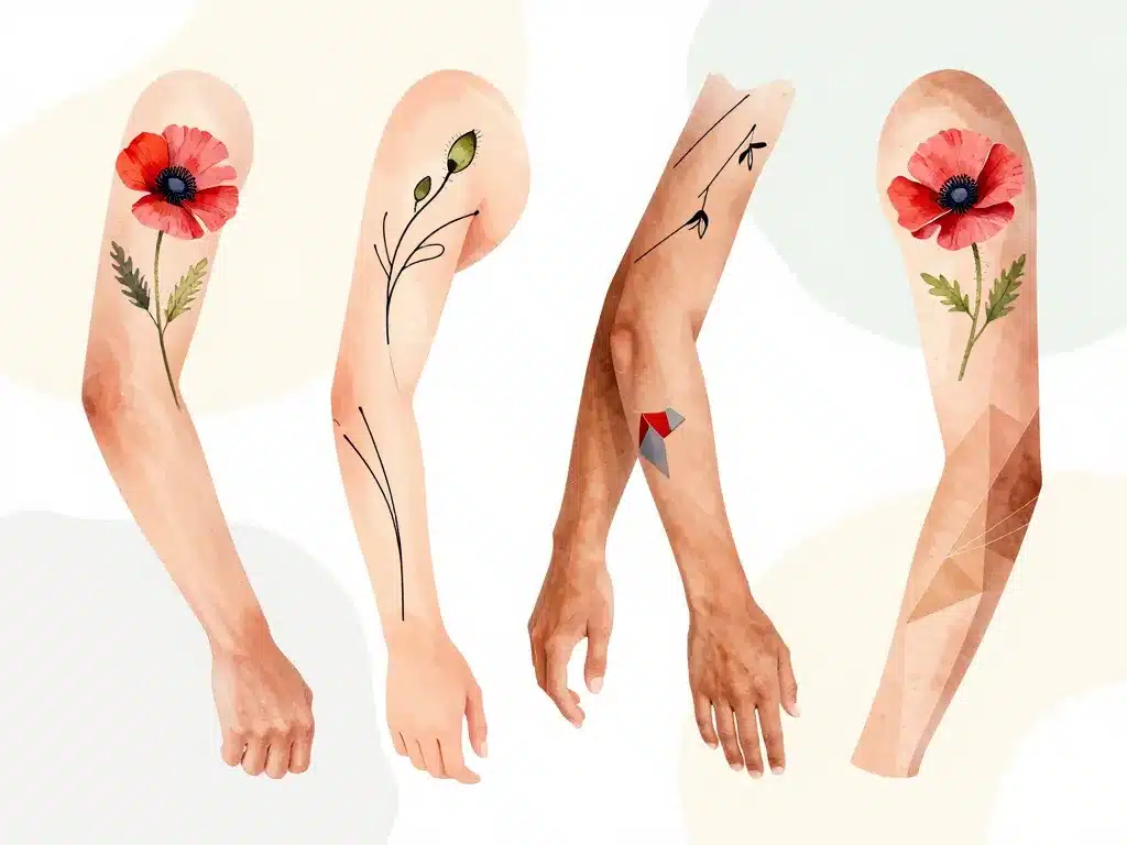 Tatouage coquelicot signification styles et localisation