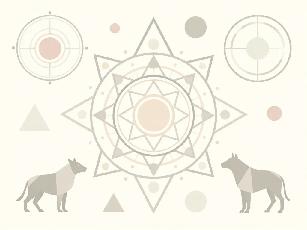 tatouage géométrique formes mandala triangle cercle symbolique