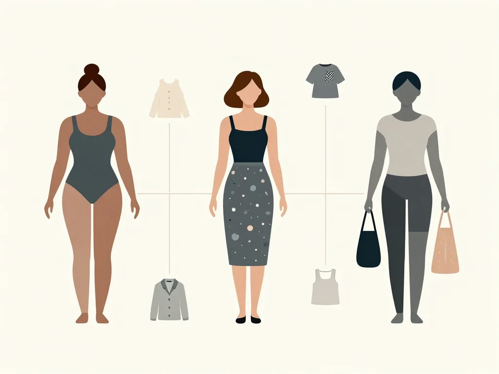 Schéma piliers style Charla Carter body shape coupes garde-robe