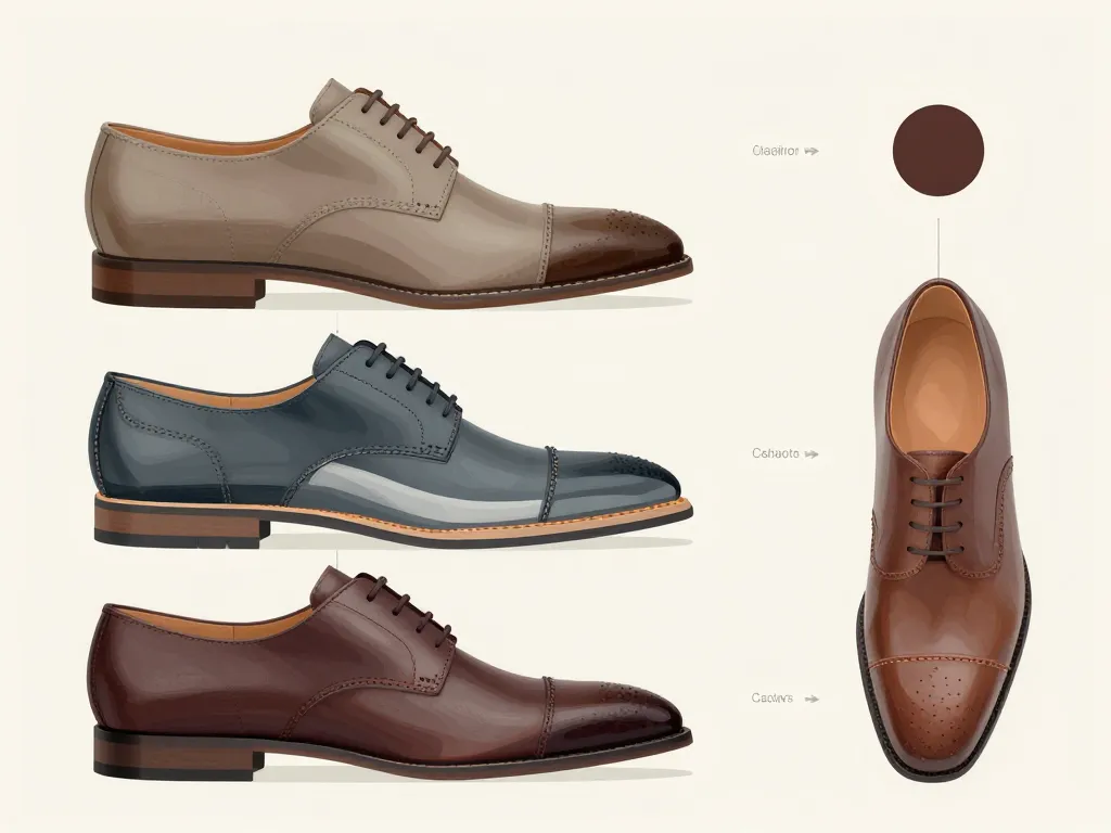 schéma qualité chaussure luxe homme