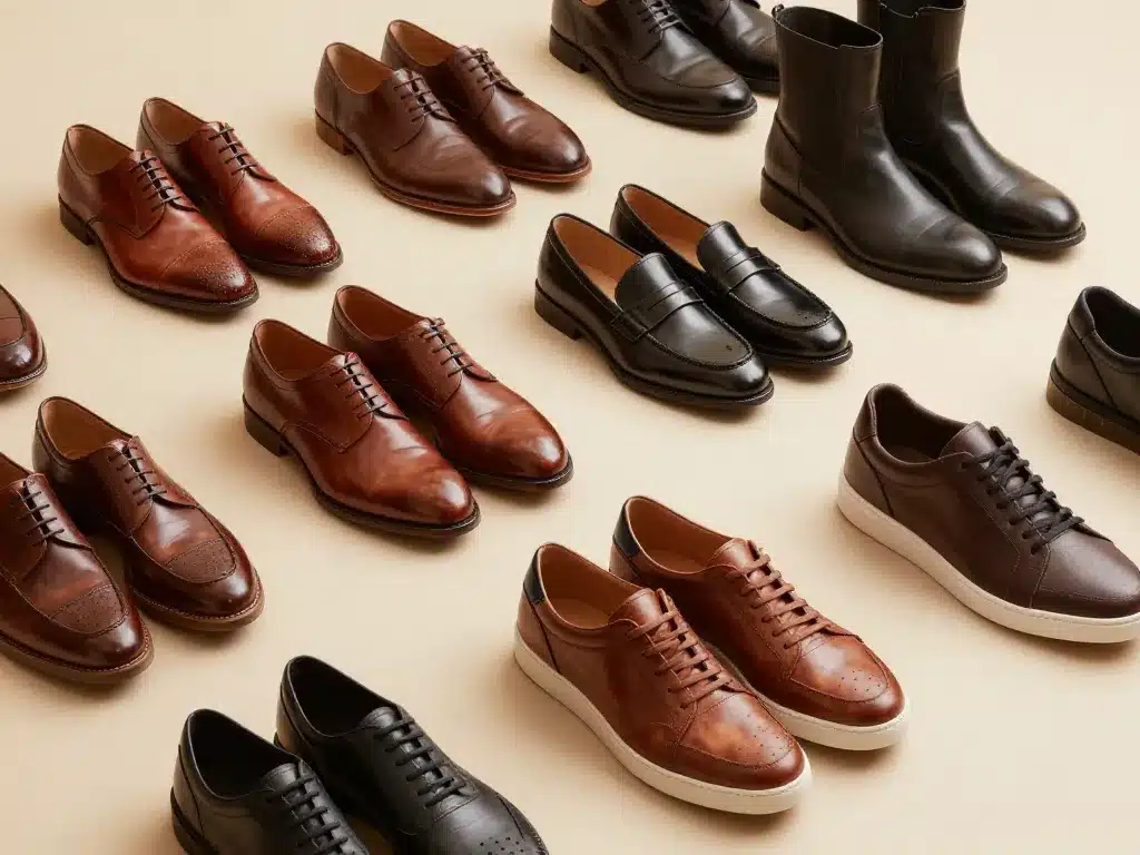 différents modèles chaussure luxe homme