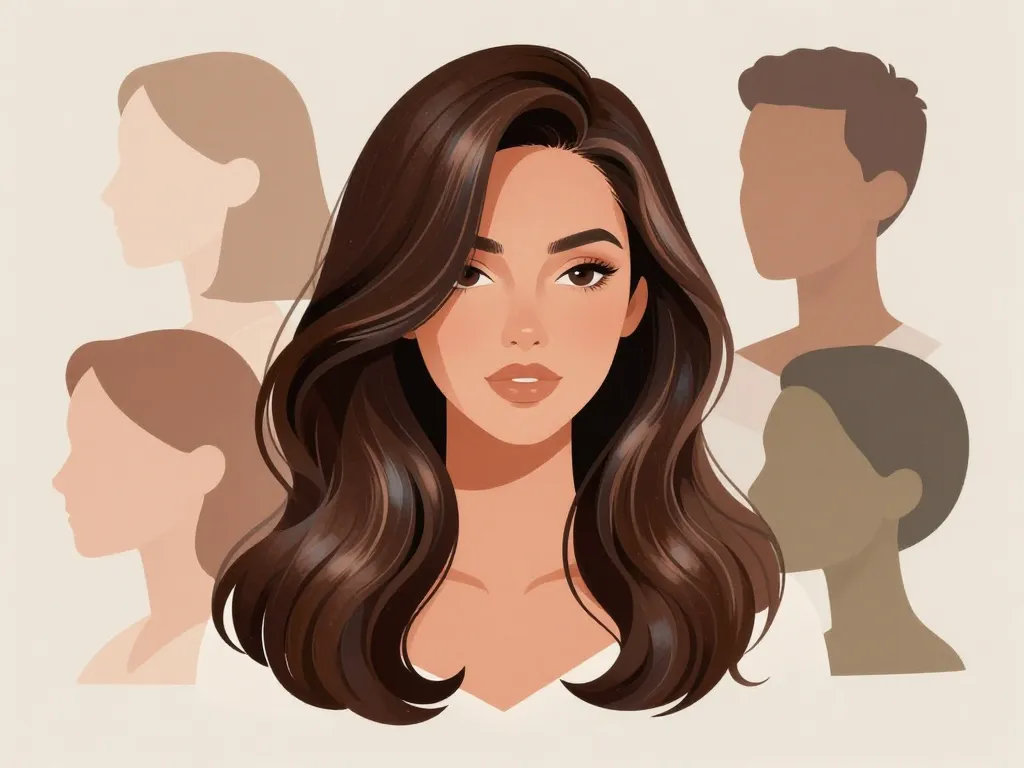 différents types de marron glacé cheveux selon carnation