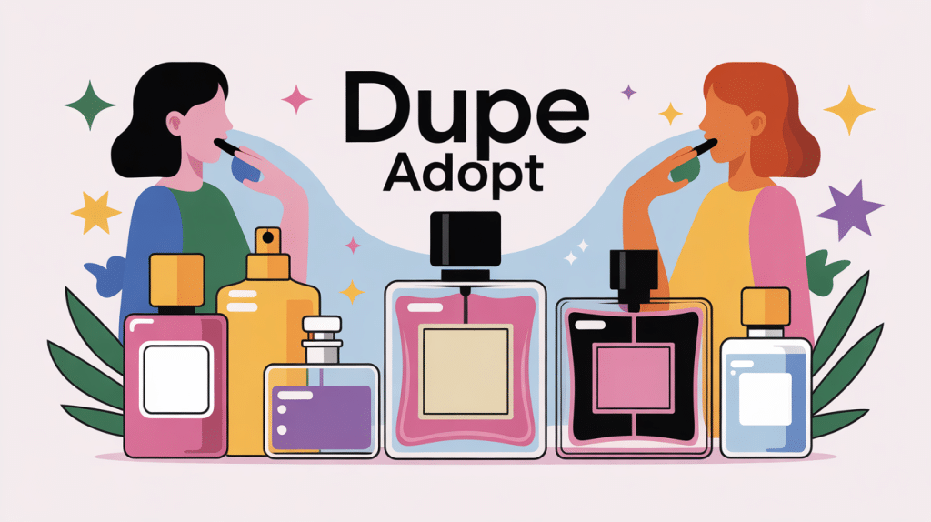 illustration dupe adopt flacons exploration olfactive