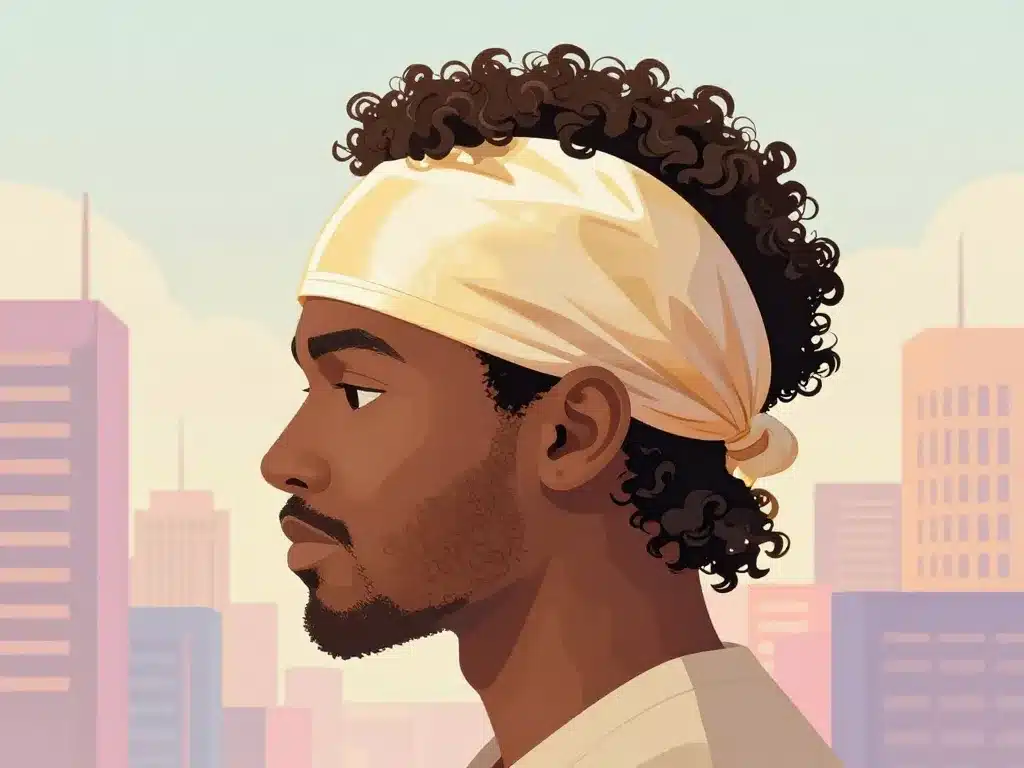 silhouette durag homme symbole protection coiffure urbaine