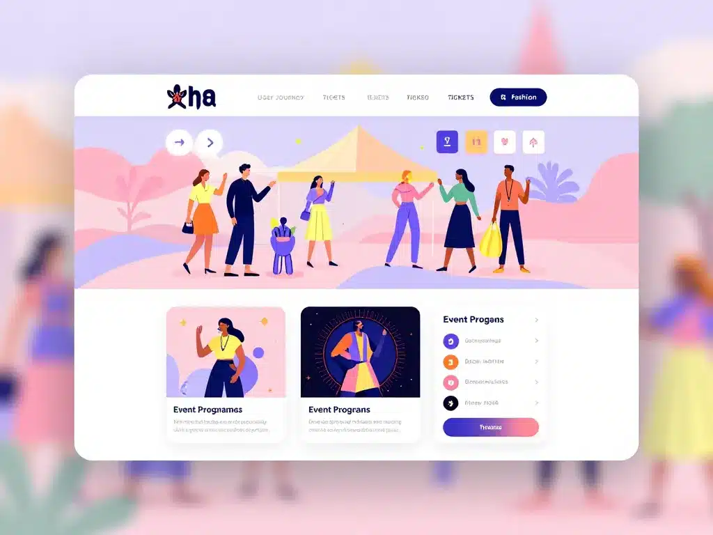 Visuel expérience utilisateur festivaldemode.fr festival de mode