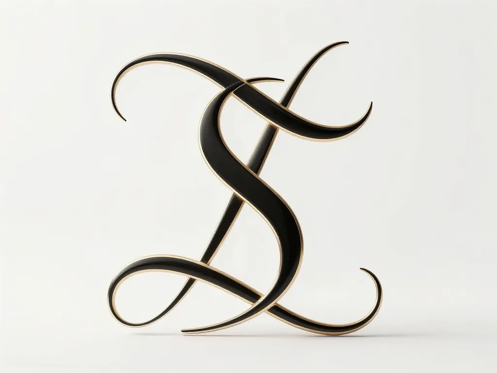 signification graphique logotipo ysl