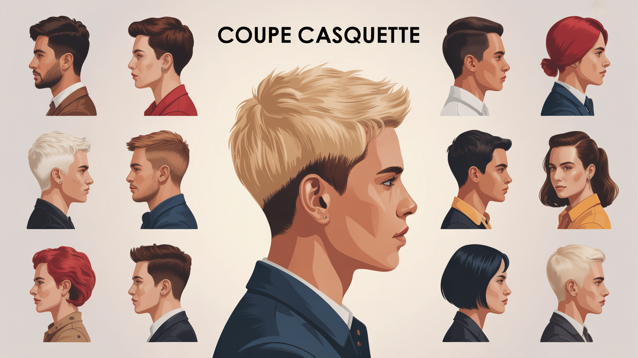 Photo coupe casquette pour tous types de cheveux et visages