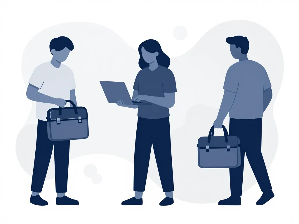 Scène pochette ordinateur besoins utilisateur