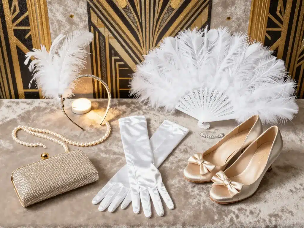 accessoires robe charleston années folles