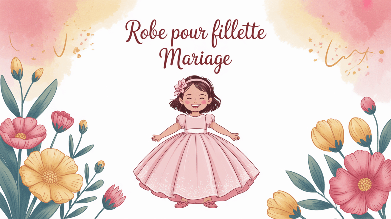 robe pour fillette mariage fillette souriante ambiance mariage
