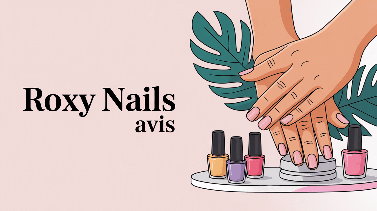 Illustration Roxy nails avis clients mains manucurées