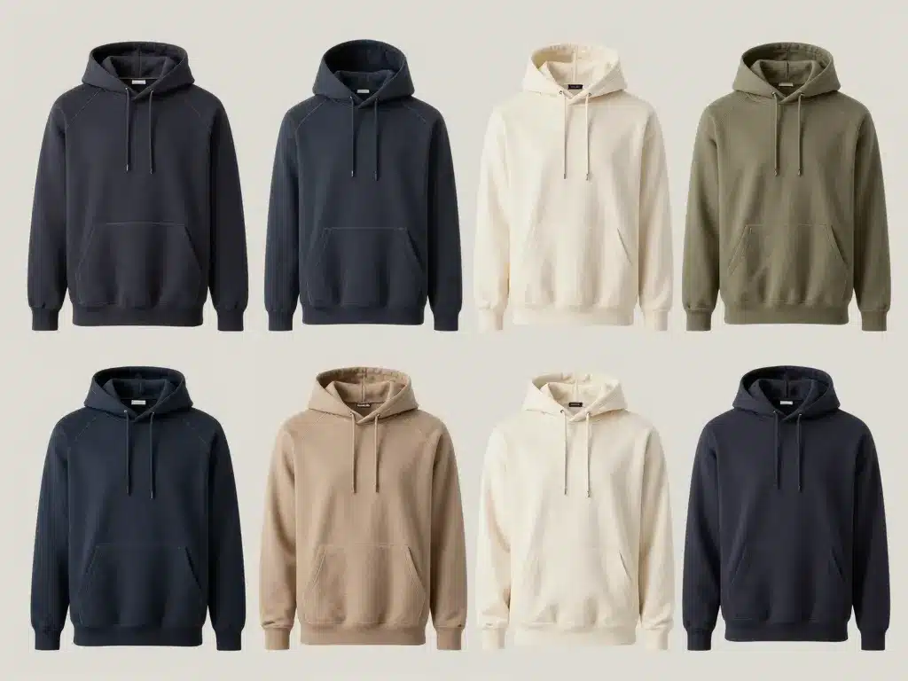 Comparatif sweat shirt a capuche homme coupes et matieres