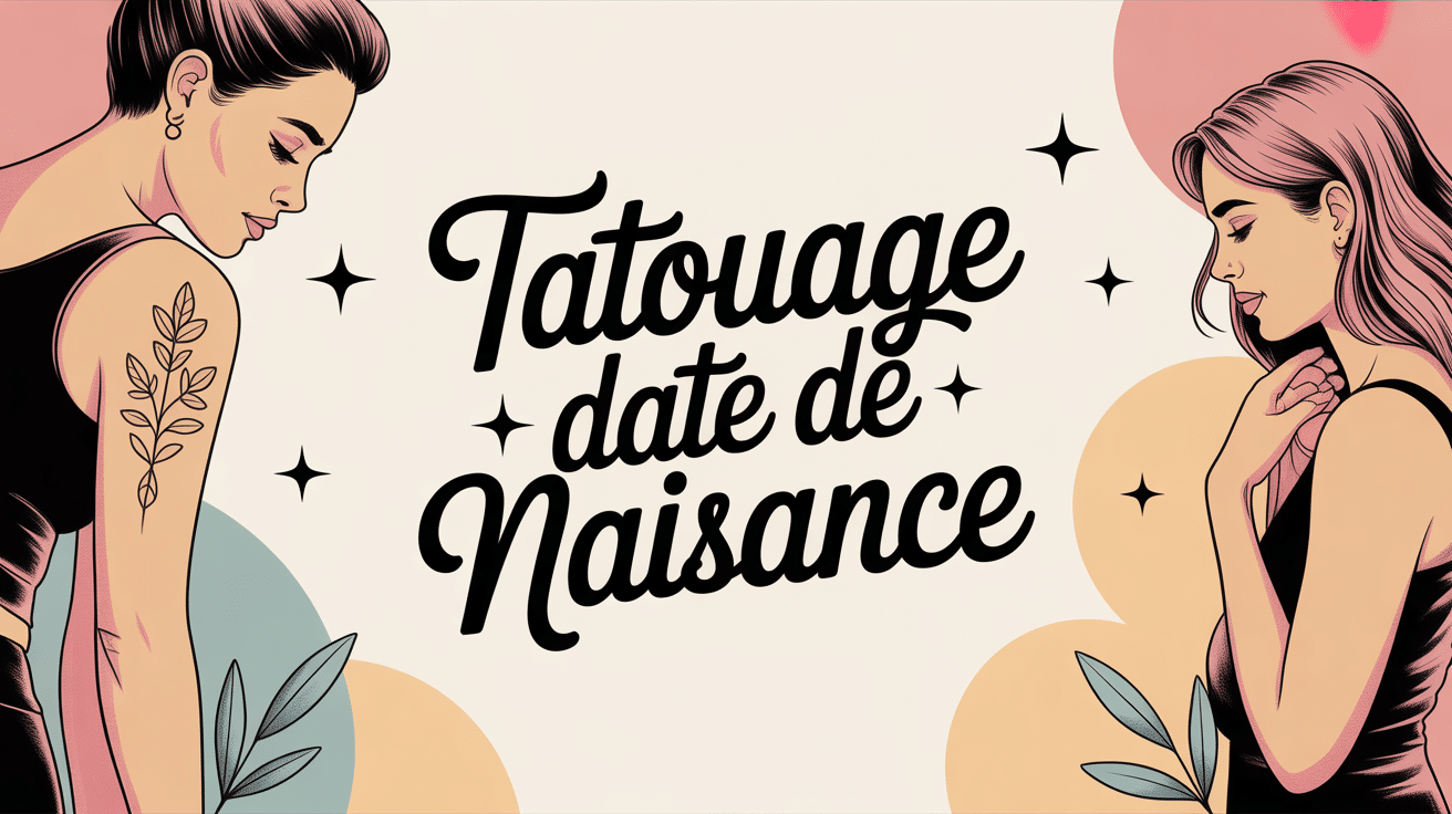 Tatouage date de naissance élégant sur poignet, ambiance chaleureuse