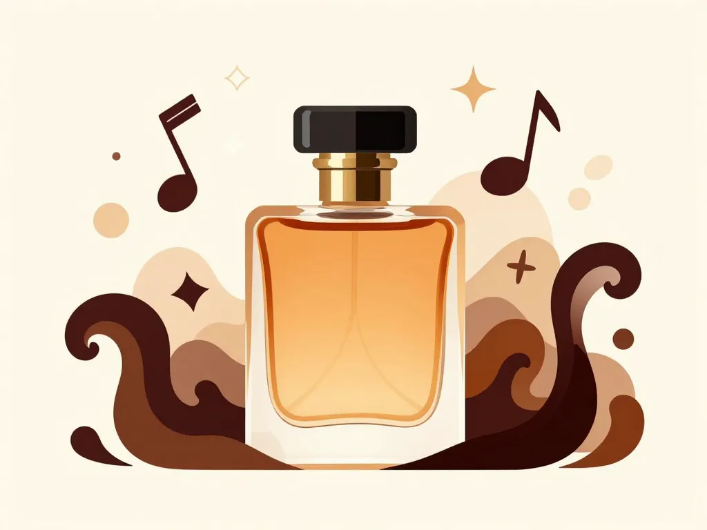 Univers parfum Scandal homme illustration gourmande moderne