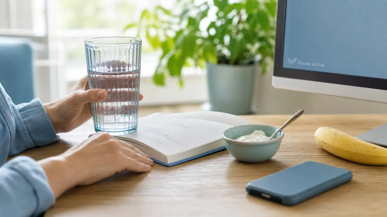 Comment avoir de l energie rapidement : verre d’eau, pause active, 20 minutes
