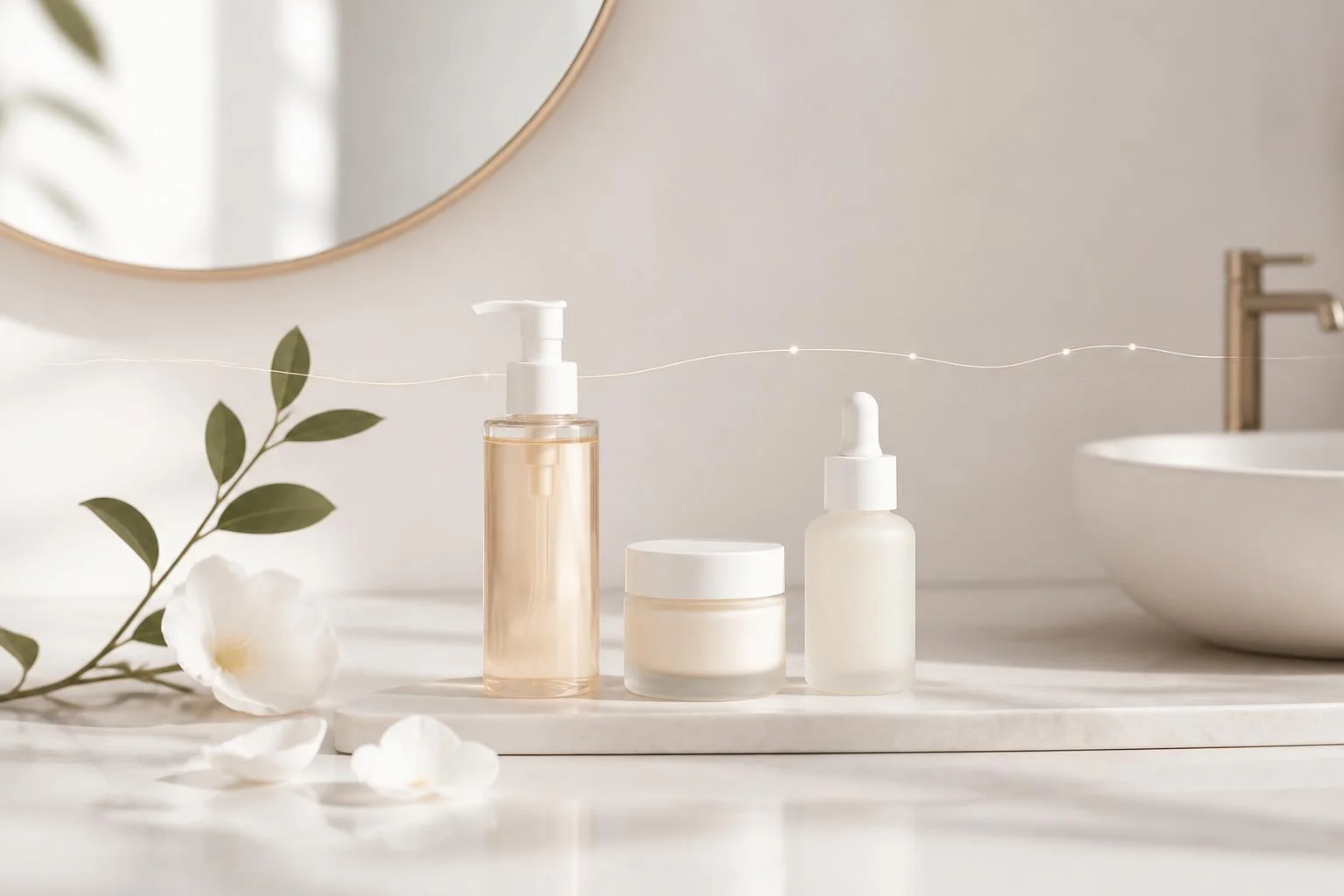 Routine beauté minimaliste : nettoyer, hydrater, protéger