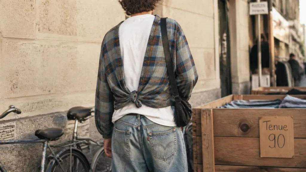 Tenue année 90 : codes grunge, hip-hop, pop et sportswear sans effet déguisement